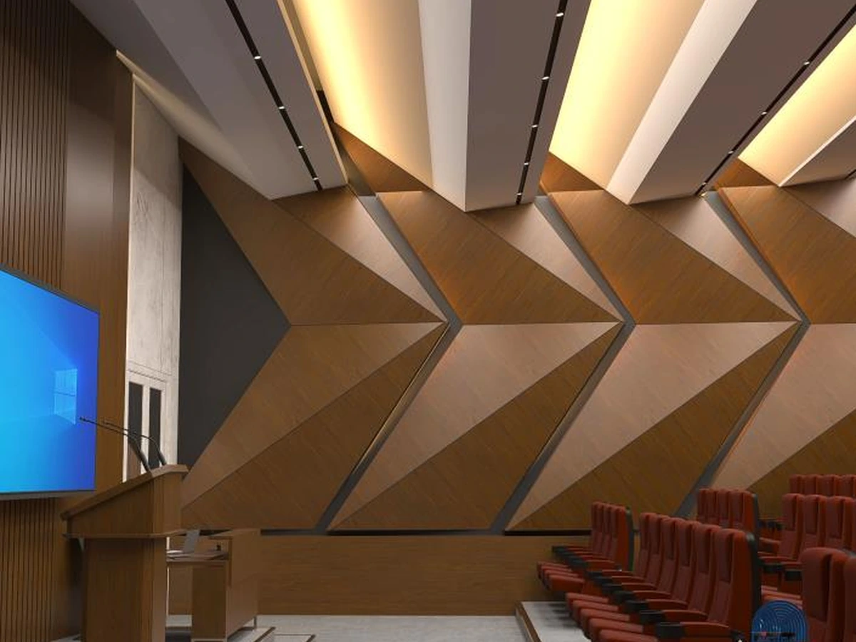 Alfarabi University lecture hall detail