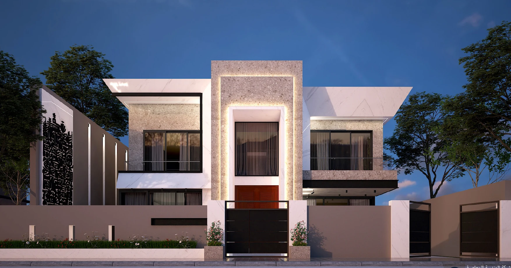 Green Villa main façade