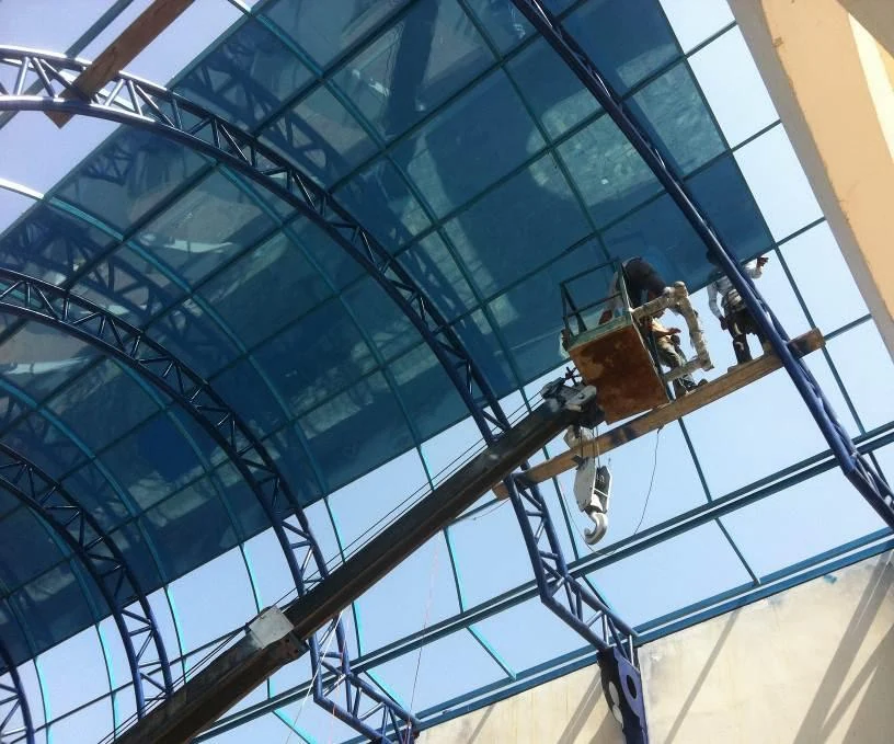 Curved Glass Roofing System