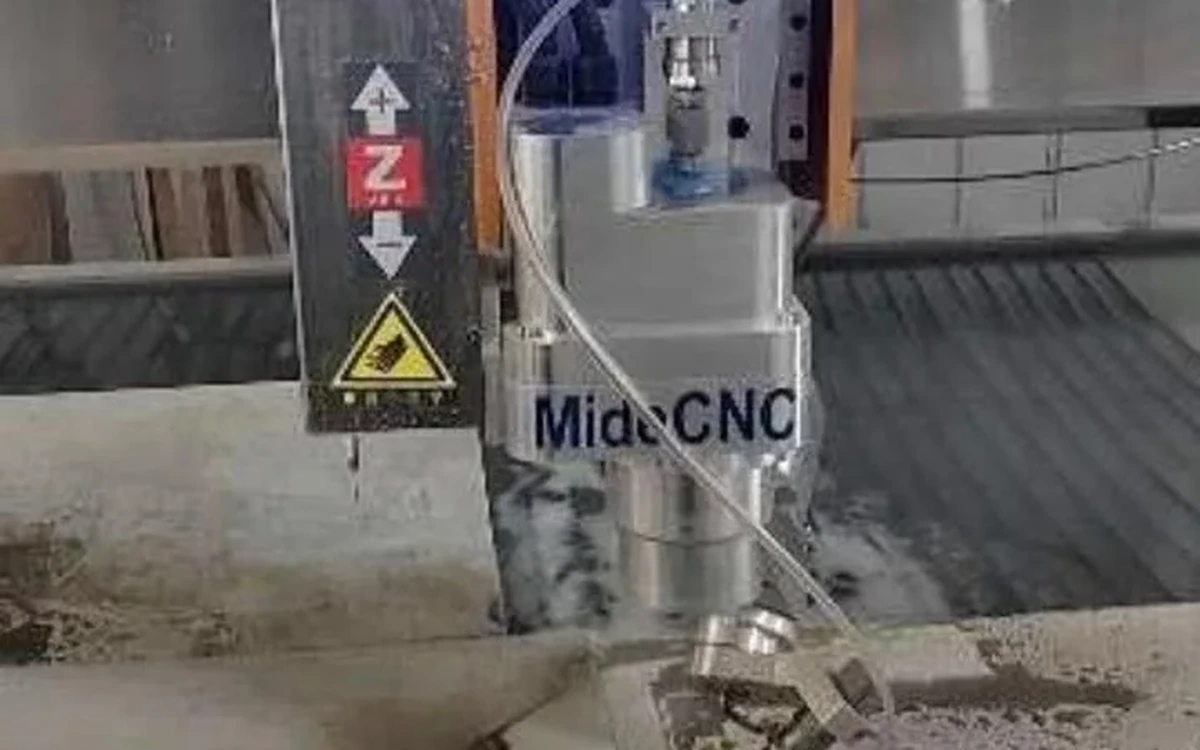 MEC Stone Tech waterjet cutting head